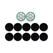 2 Hepa Filters & 10 Sponge Filters Replacement For / P1 Pro Pet Grooming Kit & Vacuum