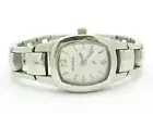 Pre-Owned Fossil White Dial New Battery Installed Ladies Watch Gift