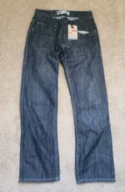 Boy's Levi's 505 Straight Leg Jeans 28x28 (16) New