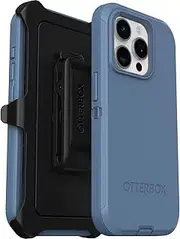 OtterBox Defender Series Phone Case for iPhone 15 Pro, Baby Blue Jeans