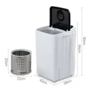 Devanti 4.6KG Mini Portable Washing Machine - Black New