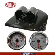 Gauge Pod for Ford Falcon FG MKII FGX + Boost + DT Boost White AT Gauges