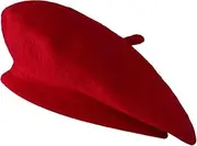 [Generic] 1Pcs Beret Hats Solid Classic Beret Beanie Hats for Women