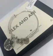 Alex and Ani Healing Love Silver Bracelet - NEW WITH TAG
