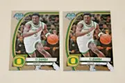 TJ BAMBA (2) 2025 BOWMAN CHROME UNIVERSITY #74 OREGON
