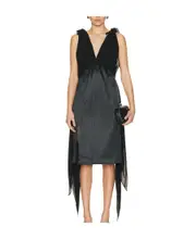 Bottega Veneta Fluid Midi Dress IT40,IT42,IT38,IT36 Black