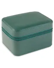 Bey-Berk Genuine Leather 2-Watch Storage Case