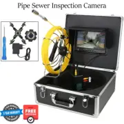 Sewer Camera 9" Screen Pipeline Inspection Camera with DVR Function 12PCS LEDs