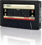 Reloop Tape - USB Tape Recorder with Retro Cassette Look, Black