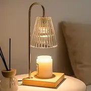 Candle Warmer Lamp Australia, Table Lamp with Dimmable and Timer for Jar Candles with 2 Bulbs, Home Décor Products for Thanksgiving Christmas Mother's Day Birthday Women & Mom Gifts (taidengrongla1)