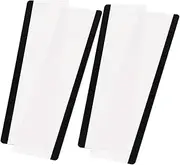 Operitacx for Computer Monitors 4 Pack Acrylic Memo Board Monitor Side Memo Pad Desk Organiser
