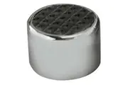 Lokar Round Steel Dimmer Switch Cover with Rubber Chromed LK-SPO-6072