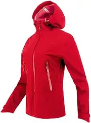 [Joluvi] Women's Lhotse Soft Shell Jacket - Red - Size M