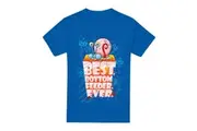SpongeBob SquarePants Mens Best Bottom Feed Ever T-Shirt (Royal Blue) - UTTV6593