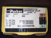Parker GE 3/8 X 1/2 ext 1/4 GE1VW R-22 Thermostatic Expansion Valve 040388-18