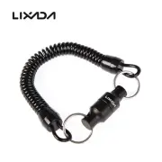 Lixada Fly Fishing Magnetic Net Release Holder Keeper Magnet Clip w/ Coiled N9C8