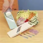 Vegetable adjustable slicer " Benriner " Japanese Mandoline Slicer w/3extra blad