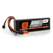 Spektrum 7.4V 5000mAh 2S 50C Smart LiPo Hardcase IC5 - SPMX50002S50H5