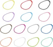 Ball Bead Chains, 4.72" 14Colors Pull Chain Extension with Matching Connectors f