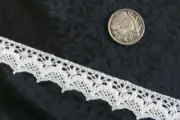 Torchon Edge Lace - NATURAL - 22mm wide - 4 Metre Length Birch K10213 CLUNY