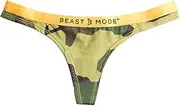 [PSD] Women's Gold Camo Beast Mode Thong Underwear