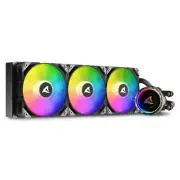 Sharkoon S90 RGB Computer case, Processor All-in-one liquid cooler 12 cm Black 1