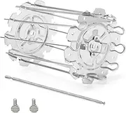 BBQ Steel Metal Roaster Rotisserie Skewers Needle Cage Oven Kebab Maker Grill