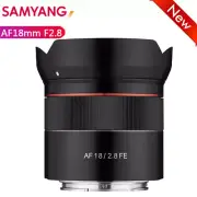 Samyang 18mm F2.8 Full Frame Auto Focus Lens for Sony FE mount Mirrorless Camera