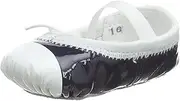 [Bloch] Girls Baby Luxury Ballet Flat, Navy/WHT, 1 UK Child