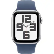 Apple Watch SE 40mm Silver Aluminium Case GPS Sport Band (M/L) [2024]