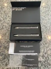 PELIKAN PEN CO., P'3130 PORSCHE DESIGN NIB MIKADO PROPELLING PEN AND PENCIL SET!