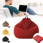 UK Adult Large Comfortable Bean Bag Chair Couch Sofa Cover Outdoor Lazy Lounger