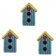 Birdhouse SF128 - Birds Buttons Galore Embellishments - Craft Sewing Scrap