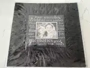 2007 Target Black w/Window Scrapbook Album 12x12 with 20 Inserts