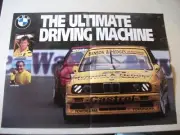 TONY LONGHURST & ALAN JONES BMW BENSON AND HEDGES RACING 15 X 21 INCH POSTER
