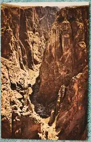 The Black Canyon Of The Gunnison National Monument 1960s Unused Vintage Postcard