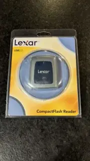 Lexar USB 2.0 Compact Flash Reader RW020-001 CompactFlash New In Package