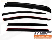 5pcs Out-Channel Visor Rain Guards Sunroof Combo For Kia K9 K900 Base 2013-2016 (for: Kia)