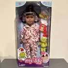 My Life As Grinch Sleepover 18 in. Posable Doll, Dark Brunette Hair, Brown Eyes