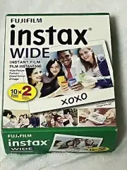 20 Prints Fuji Fujifilm Instax 200/210/300 Instant Color Print Wide Film 02/2020