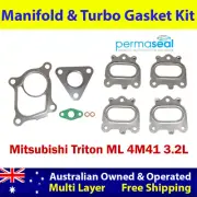 Permaseal Manifold&Turbo Gasket Kit For Mitsubishi Triton ML 4M41 3.2L