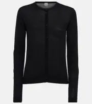 [Toteme] Toteme Logo cardigan AU 12 black