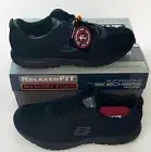 size 10-Skechers Work Women's Ghenter Bronaugh Black SR Shoes