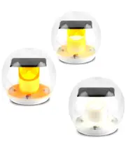 Fresh Fab Finds 2pc Solar Floating Lights with 3 Lighting Modes