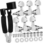 Yardwe Electric Guitar Tuning Pegs Zinc Alloy Guitar Tuning Keys String Winder