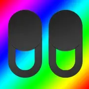 2PCS Black WebCam Cover Slide Camera Privacy Security Protect Sticker For Laptop