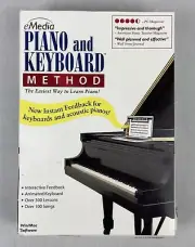 eMedia Piano & Keyboard Method Version 3.0 For Mac & Windows Sealed Damaged Box