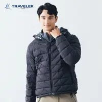 在飛比找momo購物網優惠-【TRAVELER 旅行者】男款雙機能防水撥水羽絨外套＿23