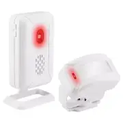 Wireless PIR Motion Sensor Detector Home Security Doorbell System Alarm w/ Flash