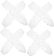 [CALLARON] Cute Japanese Style Women's Mesh Socks Star Moon Design Lightweight Summer Socks Elastic Fit 4 Pairs